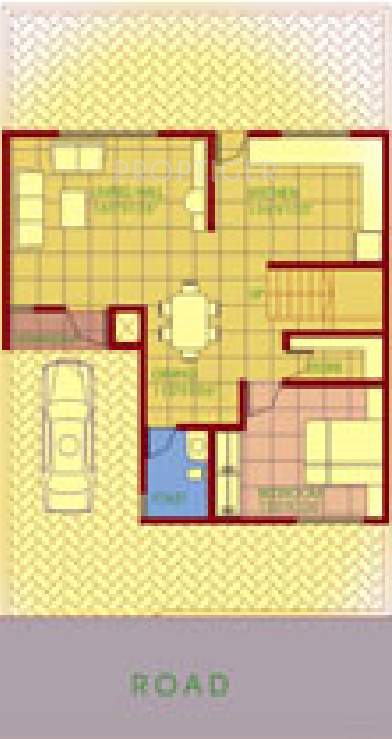 Sanghvi Suncity Bunglows (3BHK+3T (1,700 sq ft) 1700 sq ft)