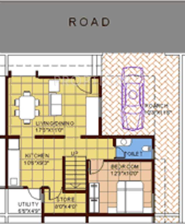 Sanghvi Suncity Bunglows (3BHK+3T (1,500 sq ft) 1500 sq ft)