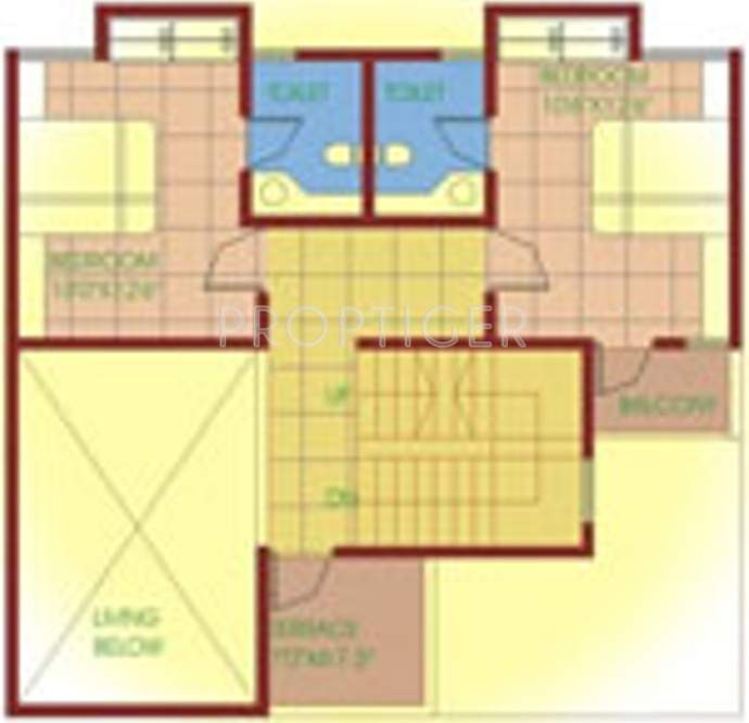 Sanghvi Suncity Bunglows (3BHK+3T (1,600 sq ft) 1600 sq ft)