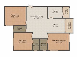 Siri Pride (3BHK+3T (1,645 sq ft) 1645 sq ft) Siri Pride (3BHK+3T (1,645 sq ft) 1645 sq ft)