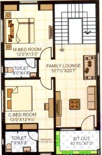 RK Lorven Homes (4BHK+4T (2,313 sq ft)   Pooja Room 2313 sq ft)