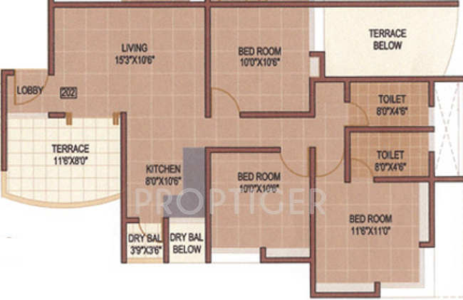 Ravetkar Poornima (3BHK+2T (1,200 sq ft) 1200 sq ft) Ravetkar Poornima (3BHK+2T (1,200 sq ft) 1200 sq ft)