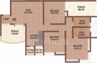 Ravetkar Poornima (3BHK+2T (1,200 sq ft) 1200 sq ft) Ravetkar Poornima (3BHK+2T (1,200 sq ft) 1200 sq ft)