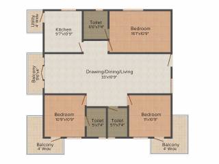 Kolla Luxor Heights (3BHK+3T (1,736 sq ft) 1736 sq ft) Kolla Luxor Heights (3BHK+3T (1,736 sq ft) 1736 sq ft)