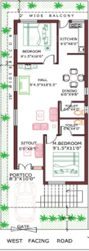 Mansani Thirumala Residency (2BHK+2T (950 sq ft) 950 sq ft)