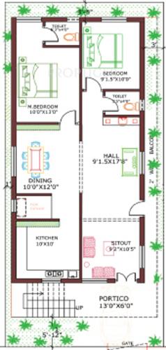 Mansani Thirumala Residency (2BHK+2T (1,200 sq ft) 1200 sq ft)