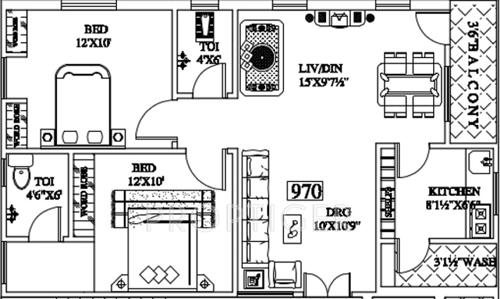 Aditya Prakruthi Nilayam (2BHK+2T (970 sq ft) 970 sq ft) Aditya Prakruthi Nilayam (2BHK+2T (970 sq ft) 970 sq ft)