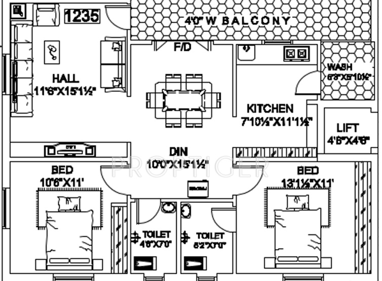 Aditya Prakruthi Nilayam (2BHK+2T (1,235 sq ft) 1235 sq ft) Aditya Prakruthi Nilayam (2BHK+2T (1,235 sq ft) 1235 sq ft)
