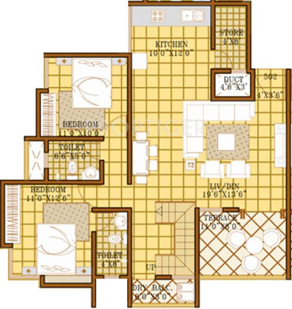 Ravetkar Rahul Vihar A (4BHK+4T (2,360 sq ft) 2360 sq ft)