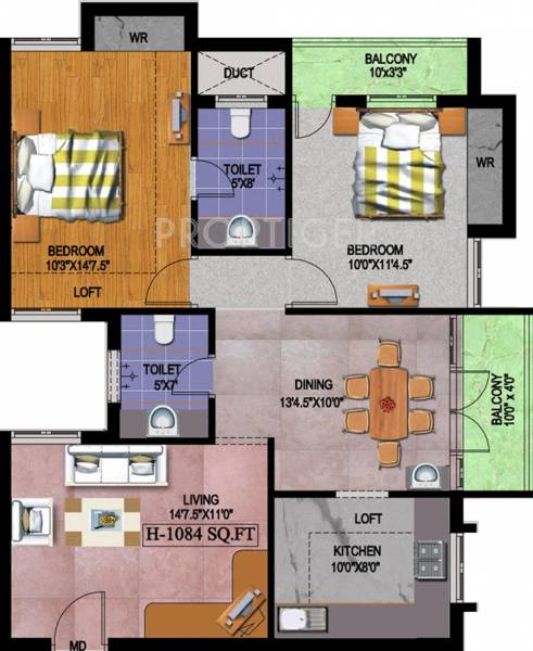 Anmol Dhanasala (2BHK+2T (1,084 sq ft) 1084 sq ft) Anmol Dhanasala (2BHK+2T (1,084 sq ft) 1084 sq ft)