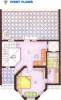 Karni Banshi Roop Rajat Sarovar First Floor Plan (3BHK+3T)