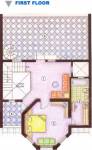 Karni Banshi Roop Rajat Sarovar First Floor Plan (3BHK+3T)