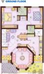 Karni Banshi Roop Rajat Sarovar Ground Floor Plan (3BHK+3T)