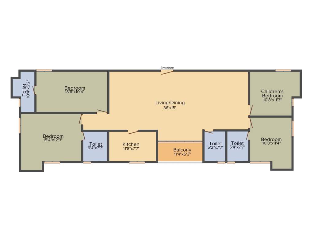 Vedic Duplex Natura (4BHK+4T (2,124 sq ft) 2124 sq ft)