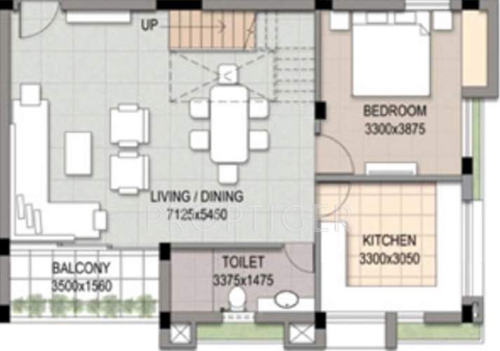 Vedic Duplex Natura (4BHK+3T (2,127 sq ft) 2127 sq ft)