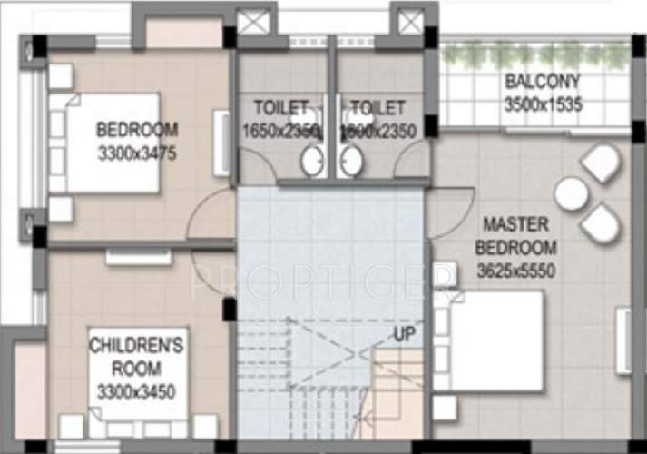 Vedic Duplex Natura (4BHK+3T (2,326 sq ft) 2326 sq ft)