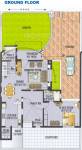 Karni Banshi Roop Rajat Township Phase II Ground Floor Plan (3BHK+4T)