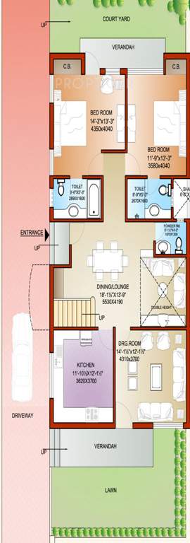 Parsvnath Royale Villas (5BHK+5T (2,471 sq ft) 2471 sq ft)
