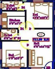 Sai Sri Ram Flats (2BHK+2T (711 sq ft) 711 sq ft) Sai Sri Ram Flats (2BHK+2T (711 sq ft) 711 sq ft)