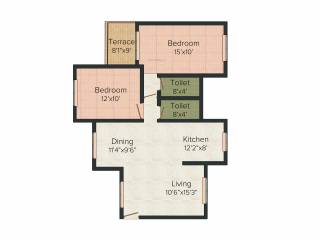 Aditya Comfort Zone Plus (2BHK+2T (1,050 sq ft) 1050 sq ft) Aditya Comfort Zone Plus (2BHK+2T (1,050 sq ft) 1050 sq ft)