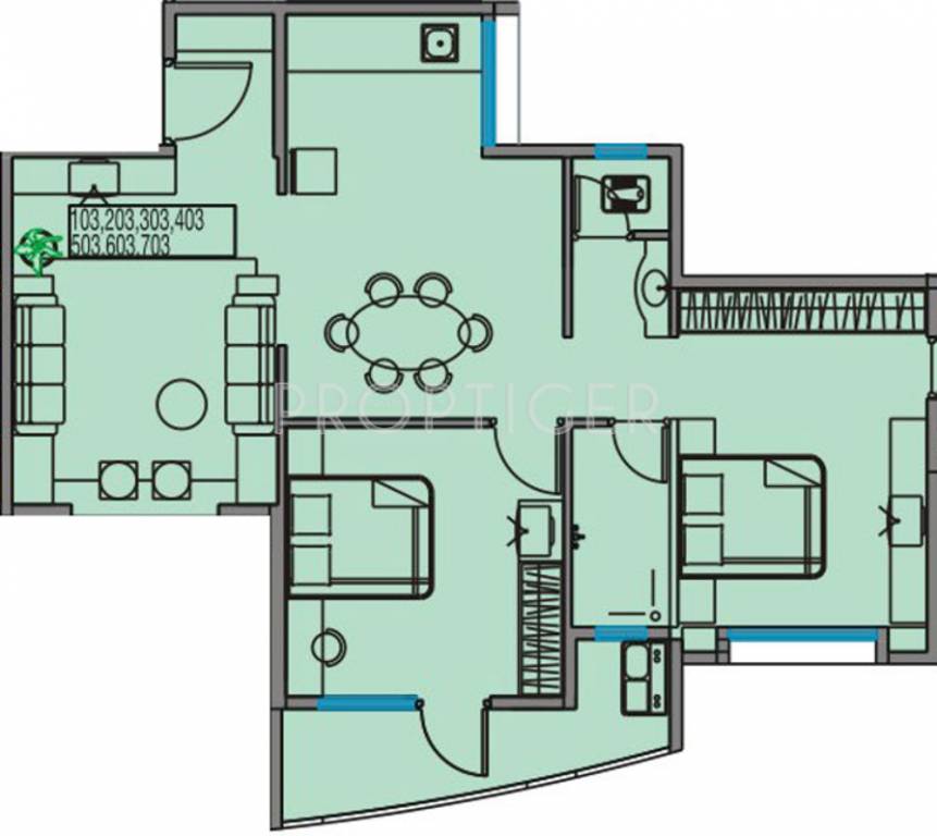 Dhavel Windscapes (2BHK+2T (1,116 sq ft) 1116 sq ft) Dhavel Windscapes (2BHK+2T (1,116 sq ft) 1116 sq ft)