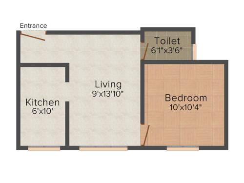 Ourhomes The Mars (1BHK+1T (470 sq ft) 470 sq ft)