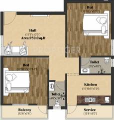 Roshan Rafhan And Rasheed (2BHK+2T (950 sq ft) 950 sq ft) Roshan Rafhan And Rasheed (2BHK+2T (950 sq ft) 950 sq ft)