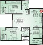 JPS Chirag (2BHK+2T (1,296 sq ft) 1296 sq ft)