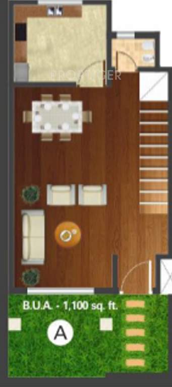 Indo Patodia Estate (2BHK+3T (1,100 sq ft) 1100 sq ft)