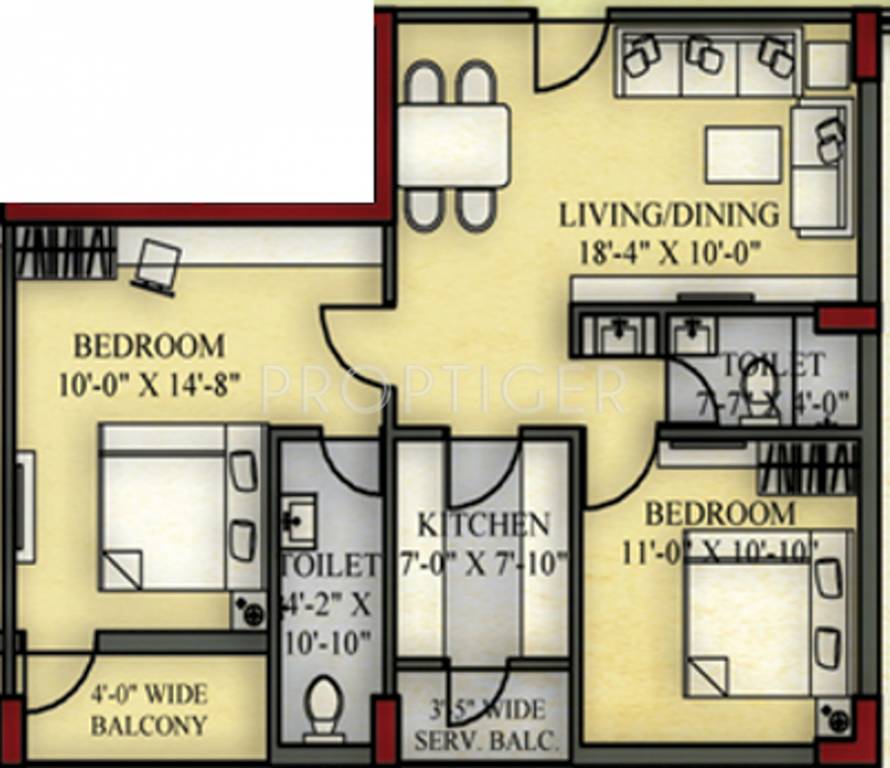 Jaetal Balaji Hill City Appartment (2BHK+2T (1,140 sq ft) 1140 sq ft) Jaetal Balaji Hill City Appartment (2BHK+2T (1,140 sq ft) 1140 sq ft)