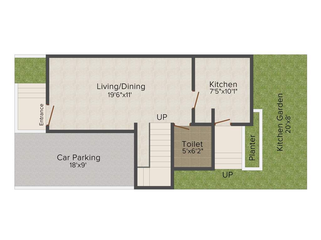 Jaetal Group Balaji Hill City Villa 3BHK+3T (1,575 sq ft)