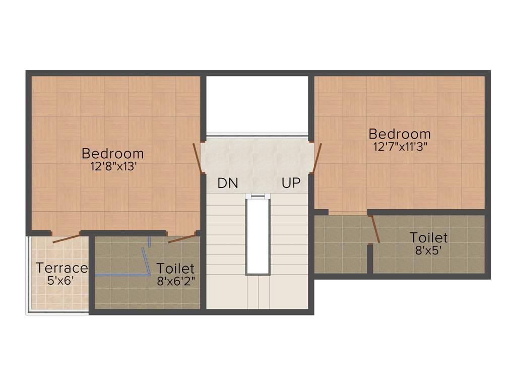 Jaetal Group Balaji Hill City Villa 3BHK+3T (1,575 sq ft)
