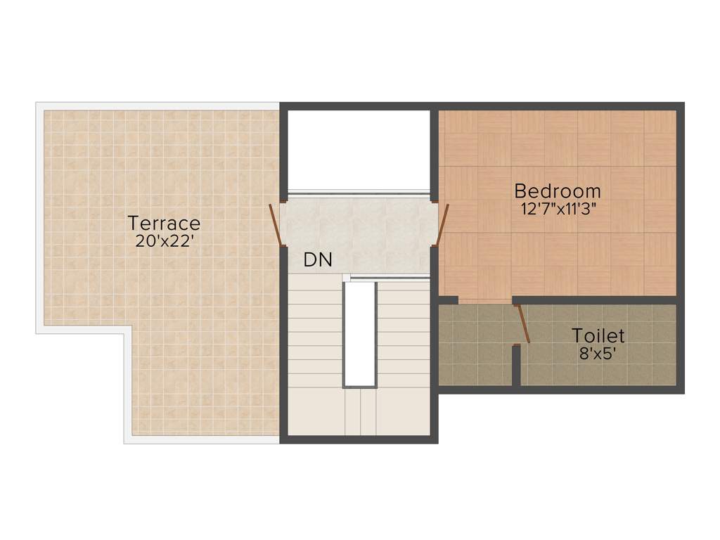 Jaetal Group Balaji Hill City Villa 3BHK+3T (1,575 sq ft)