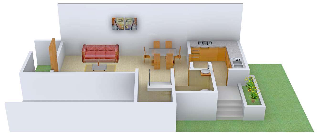 Jaetal Group Balaji Hill City Villa 3BHK+3T (1,575 sq ft)