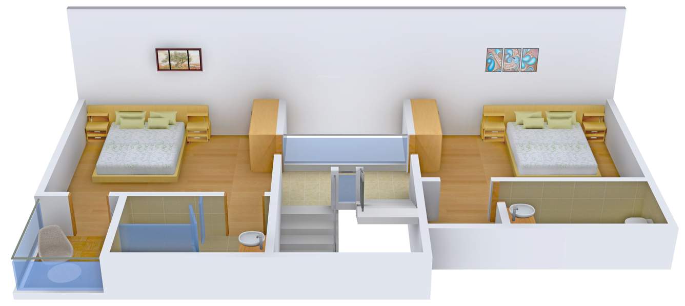 Jaetal Group Balaji Hill City Villa 3BHK+3T (1,575 sq ft)