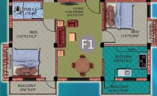 Sri Shreyas (3BHK+2T (1,060 sq ft) 1060 sq ft) Sri Shreyas (3BHK+2T (1,060 sq ft) 1060 sq ft)