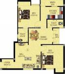 Zam Glance (2BHK+2T (1,074 sq ft) 1074 sq ft)