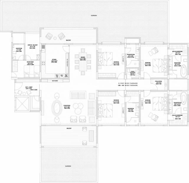 Lunkad Sky Belvedere (4BHK+5T (5,000 sq ft) + Servant Room 5000 sq ft)