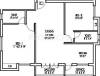 Mahalakshmi Manappakkam Floor Plan (2BHK+2T (1,066 sq ft) 1066 sq ft)