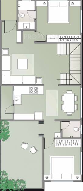 Jack Group Dream Upscale Lower Level Penthouse Plan (4BHK+3T)