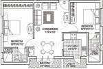 Lakshmi Ekkattuthangal (2BHK+2T (980 sq ft) 980 sq ft)