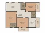 Shyam Ambika (3BHK+3T (1,493 sq ft) 1493 sq ft)