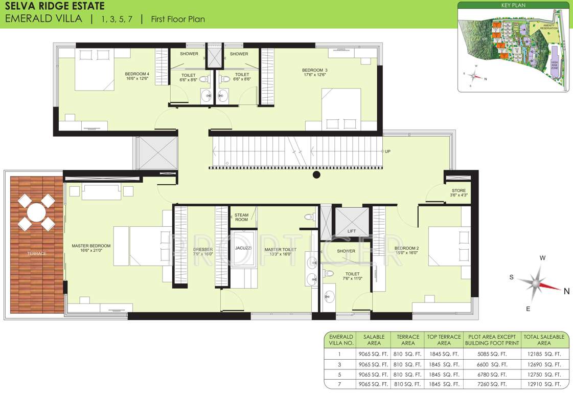 Marvel Selva Ridge Estate Villa (5BHK+6T (12,185 sq ft) Study Room 12185 sq ft)