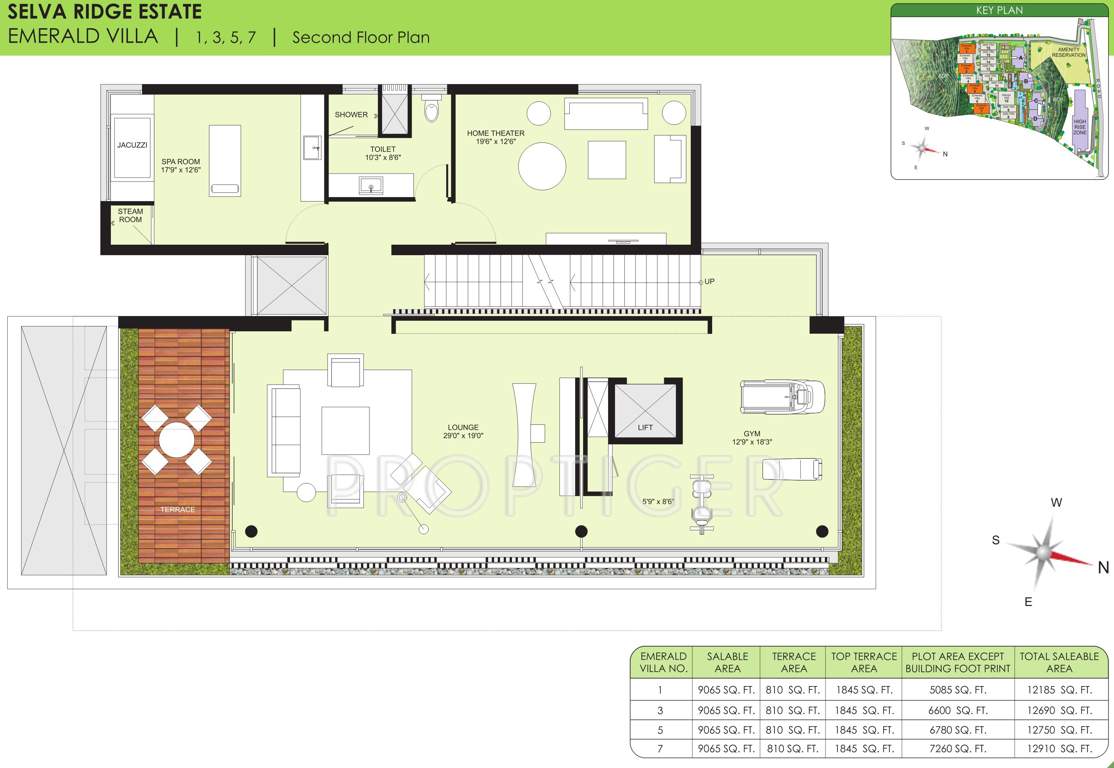 Marvel Selva Ridge Estate Villa (5BHK+6T (12,185 sq ft) Study Room 12185 sq ft)