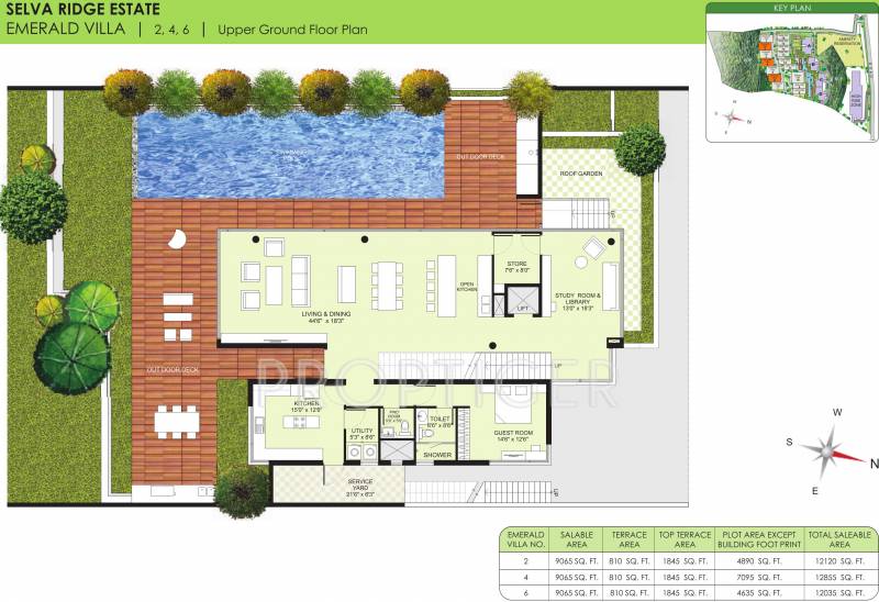Marvel Selva Ridge Estate Villa (5BHK+6T (12,035 sq ft)   Study Room 12035 sq ft)
