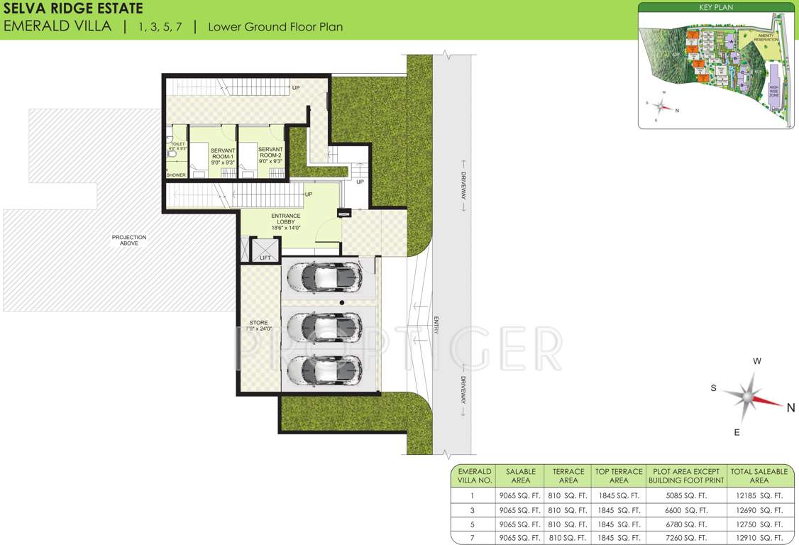 Marvel Selva Ridge Estate Villa (5BHK+6T (12,690 sq ft) Study Room 12690 sq ft)