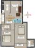 United Reside (2BHK+2T (826 sq ft) 826 sq ft)