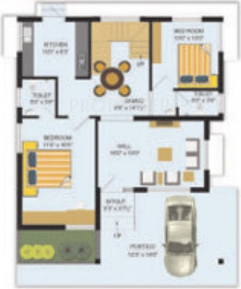 Springfield Rivera (3BHK+3T (1,507 sq ft) 1507 sq ft)