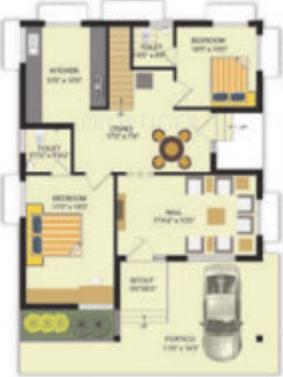 Springfield Rivera (3BHK+3T (1,642 sq ft) 1642 sq ft)