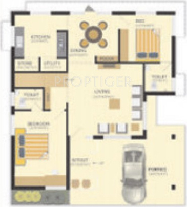 Springfield Rivera (3BHK+3T (1,757 sq ft) 1757 sq ft)